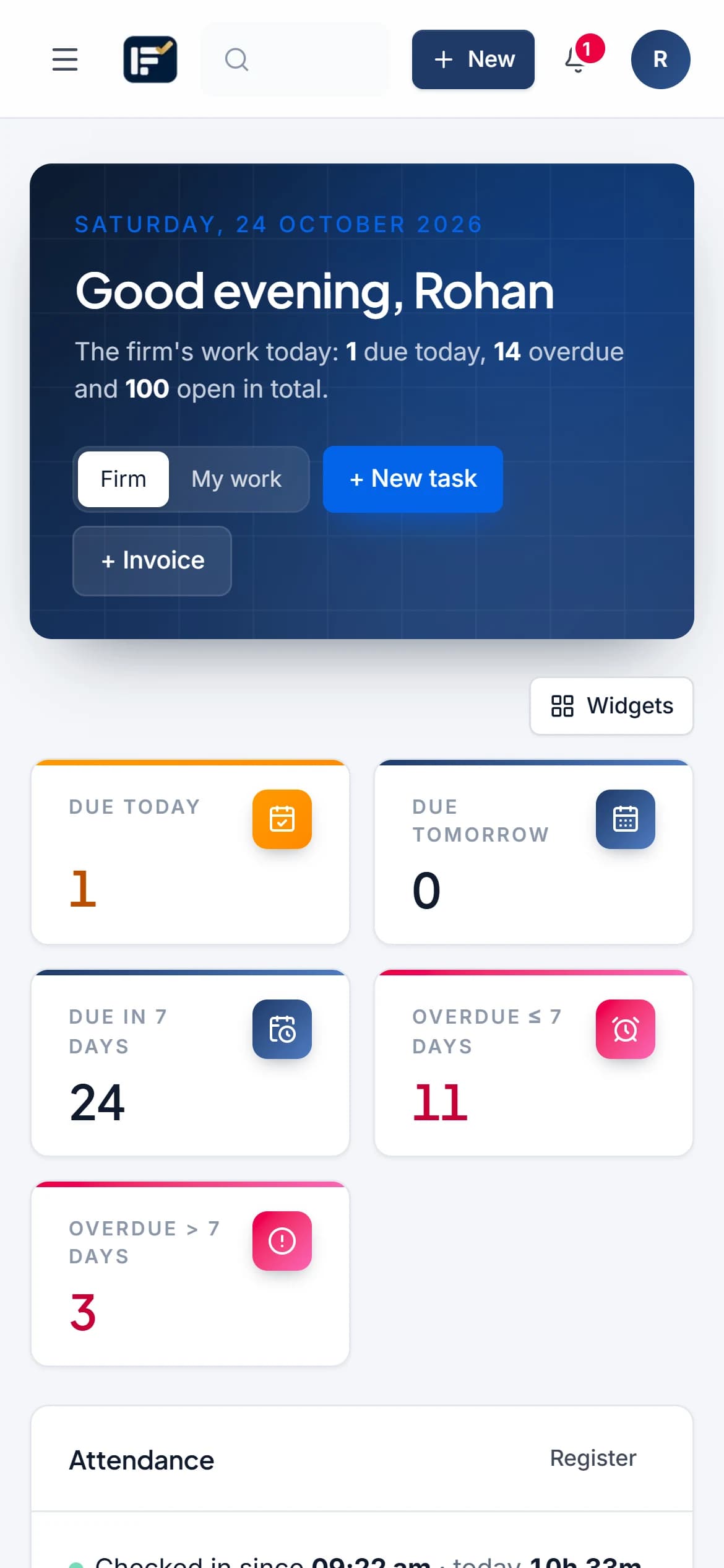 FirmSuite — Practice management for CA, CMA & CS firms